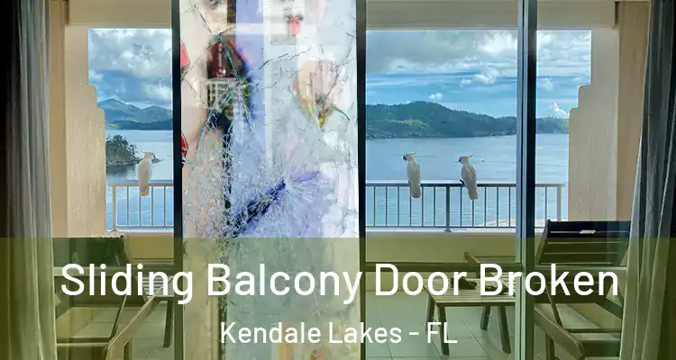  Sliding Balcony Door Broken Kendale Lakes - FL